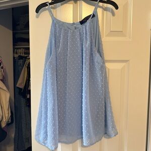 Francesca's Blue Sleeveless Boxy Camisole